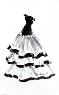 Drawing Ruffles Dress